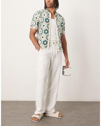 SELECTED - Brody Loose Fit Linen Trouser - Lyst