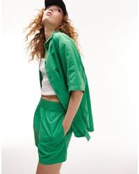 TOPSHOP - Co-Ord Nylon Pull On Boxer Short - Lyst