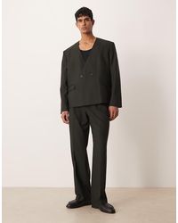 ASOS - Wide Suit Trousers - Lyst