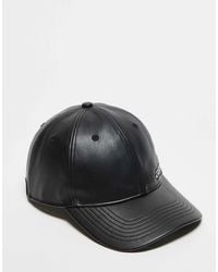 Aape By A Bathing Ape - Aape By A Bathing Ape Faux Leather Cap - Lyst