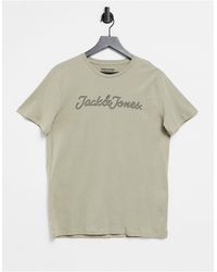 Navy Blazer S para Hombre Jack /& Jones JJHERO tee LS Crew Neck Camiseta