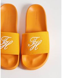 Tommy Hilfiger - Embroidered Pool Slider - Lyst