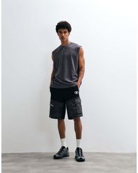 Aape By A Bathing Ape - Aape By A Bathing Ape Loose Fit Jersey Motocross Shorts - Lyst