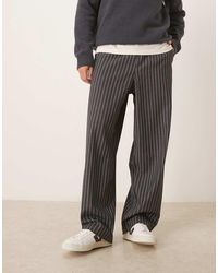 ASOS - Loose Straight Pull On Trousers - Lyst