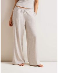 Tala - Soft Lounge Pointelle Drawstring Wide Leg Pyjama Bottoms - Lyst