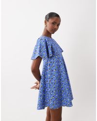 ASOS - Smock T-shirt Mini Dress - Lyst
