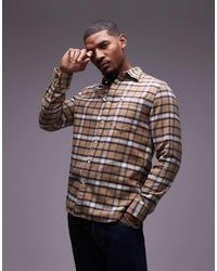 Tommy Hilfiger - Brushed Shadow Check Shirt - Lyst