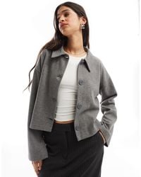 ASOS - – superweiche, kastige strickjacke - Lyst