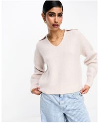 & Other Stories - Wool Blend Polo Collar Jumper - Lyst