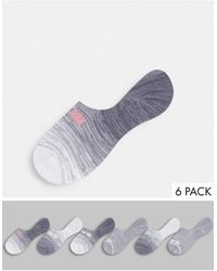 Download adidas Originals Color Wash No Show Socks 3 Pack in Pink - Lyst