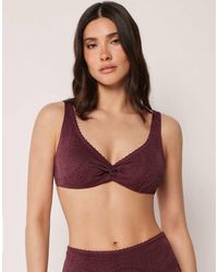 Calzedonia - Fuller Bust Balconette Bikini Top Precious Jacquard - Lyst
