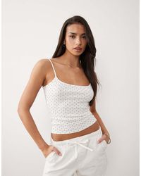 Gina Tricot - Strap Singlet Top - Lyst