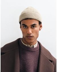 ASOS - Gestrickte ripp-mini-fischer-mütze - Lyst