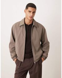 ASOS - Ruimvallend Net Harrington Jack - Lyst
