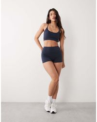 4505 - Hourglass Icon High Waist 3 Inch Booty Shorts - Lyst