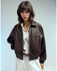 Pull&Bear - Jack Met Leerlook - Lyst