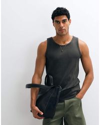 SELECTED - Ribbed Tank - Lyst