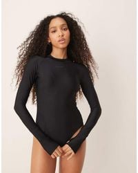 Nike - Nike Hydralock Fusion Long Sleeve Swimsuit - Lyst
