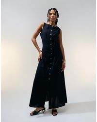 ASOS - – maxi-westenkleid - Lyst