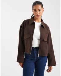 ASOS - Clean Formal Bomber Jacket - Lyst