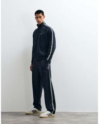 Fred Perry - Two Tone Mesh Tape Track Pants - Lyst