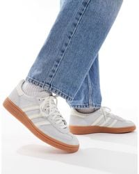 adidas Originals - Handball spezial - baskets avec semelle en caoutchouc - gris clair - Lyst