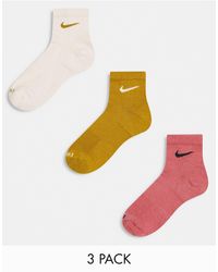 Nike - Training Everyday Plus Cushioned 3 Pack Unisex Socks - Lyst