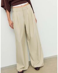 Stradivarius - Adjustable Super Wide-leg Trousers - Lyst