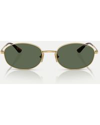 Vogue - Oval Sunglasses With Lens - Lyst
