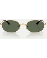 Vogue - Occhiali Da Sole Ovali Con Lenti Verdi - Lyst
