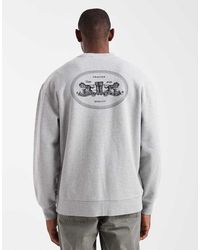 Levi's - Ruimvallend Sweatshirt Met 2 Paardenlogo-Print Op De Achterkant - Lyst