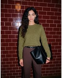 Vero Moda - Soft Fluffy Knit O-neck Jumper - Lyst