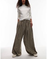 ASOS - – elegante ballonhose mit karomuster - Lyst