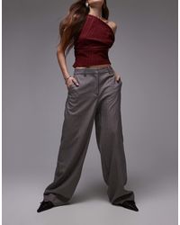 Mango - Herringbone Stripe Trouser - Lyst