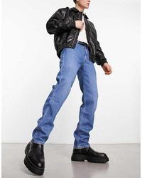 Lee Jeans - Vaqueros De Corte Recto Holgado Con Lavado Medio Estilo Años 90 West De -Azul - Lyst