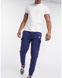 Nike Foundation Fleece Joggers in Black 
