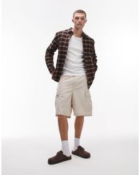 Carhartt - Alan - short cargo - beige - Lyst