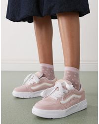 Vans - Hylane - baskets chunky en daim - clair - Lyst