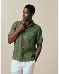 Polo Ralph Lauren - Icon Logo Short Sleeve Linen Shirt - Lyst
