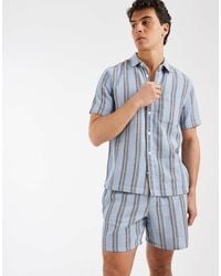 ASOS - Textured Mid Length Shorts - Lyst