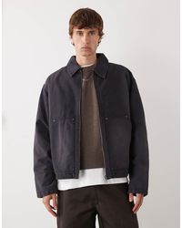 Weekday - Veste style utilitaire - délavé - Lyst