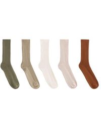 Oysho - 5 Pairs Of Cotton Blend Classic Socks - Lyst