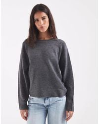 ONLY - Strickpullover mit rundhalsausschnitt - Lyst