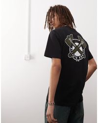 '47 - Camiseta Negra Con Estampado En La Espalda De Los Atlanta Braves De - Lyst