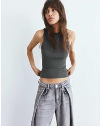Pull&Bear - Round Neck Tank Top - Lyst