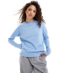 Vero Moda - Round Neck Knitted Jumper - Lyst