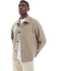Jack & Jones - – kastige jacke aus wollmix - Lyst