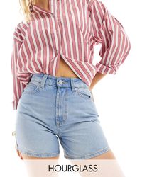 ASOS - Hourglass – dad-jeans-shorts - Lyst
