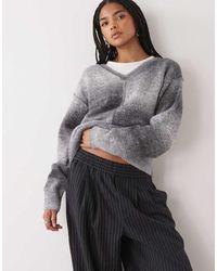 Weekday - Space Dye V-neck Sweater - Lyst