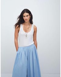 ASOS - Sheer Loose Fit Scoop Neck Tank Top - Lyst